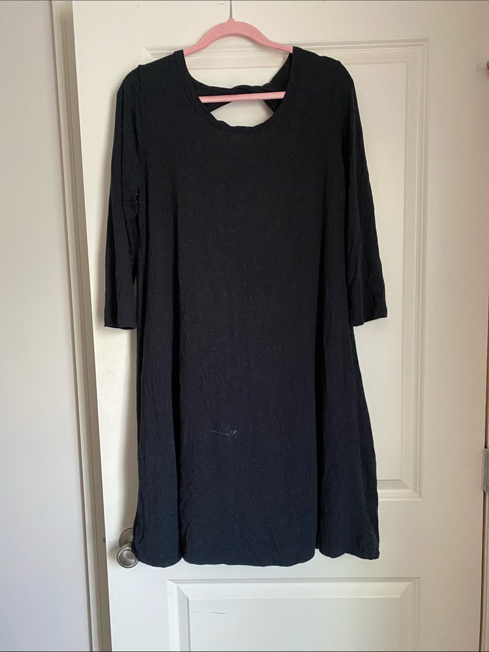 Market & Spruce gray knee length dress Sz L